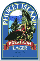 phuket island premium lager by hugh harrison illustration and design